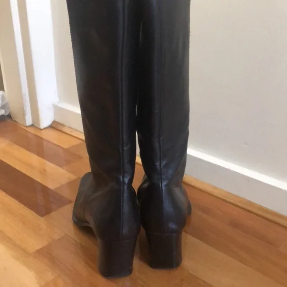Black Romanelli ladies boots. Size 38. Made in Italy. - Picture 3 of 4